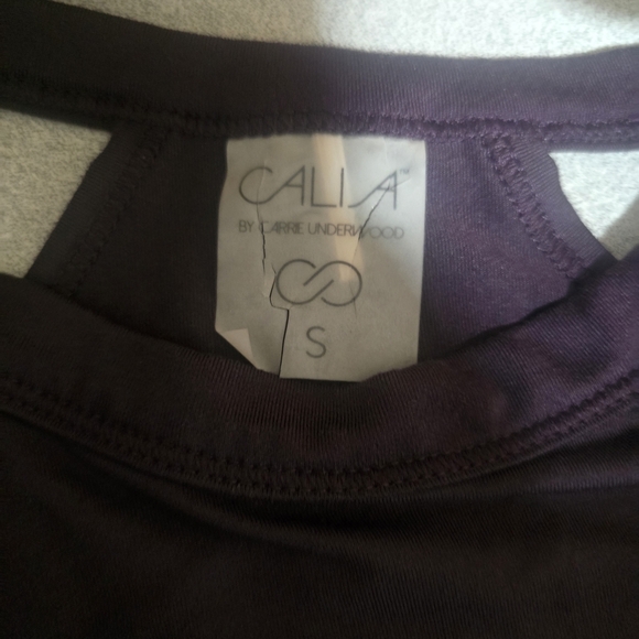 CALIA by Carrie Underwood Purple Fitted Cut Out Bodysuit - Picture 5 of 6